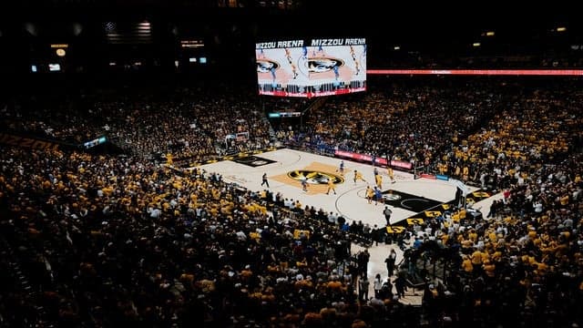 Photograph of Missouri Tigers Basketball
