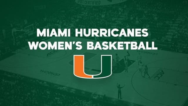 Photograph of Miami Hurricanes Women's Basketball