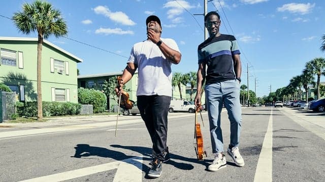 Photograph of Black Violin