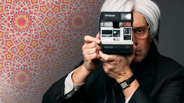 Photograph of Andy Warhol in Iran